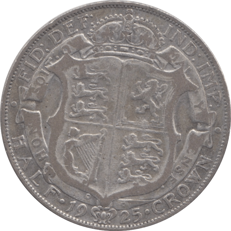 1925 HALFCROWN ( FAIR ) 17 - Halfcrown - Cambridgeshire Coins