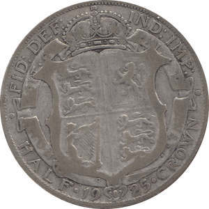1925 HALFCROWN ( FAIR ) 3 - Halfcrown - Cambridgeshire Coins