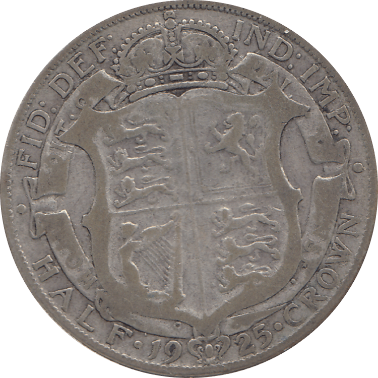 1925 HALFCROWN ( FAIR ) 3 - Halfcrown - Cambridgeshire Coins