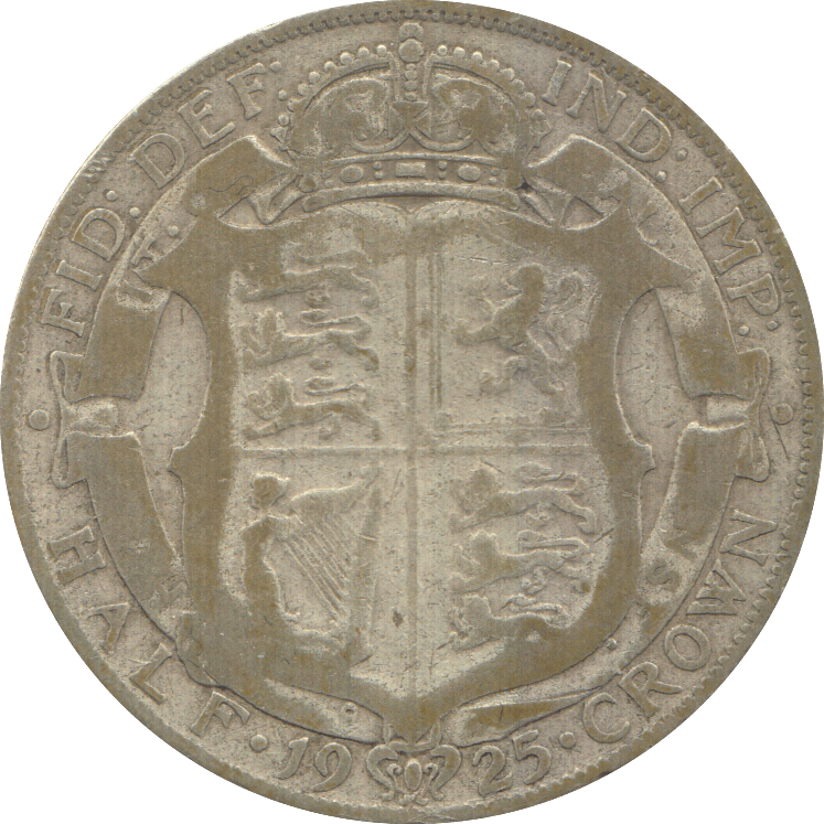 1925 HALFCROWN ( FAIR ) 7 - Halfcrown - Cambridgeshire Coins