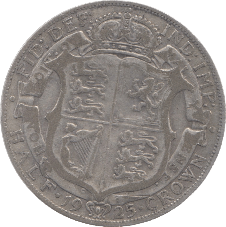1925 HALFCROWN ( FAIR ) 8 - Sixpence - Cambridgeshire Coins
