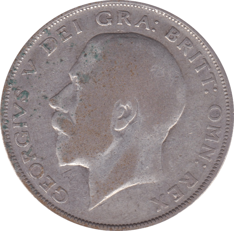 1925 HALFCROWN ( FAIR ) D - Halfcrown - Cambridgeshire Coins