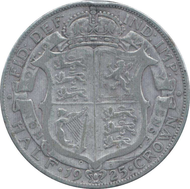 1925 HALFCROWN ( FINE ) 1 - Halfcrown - Cambridgeshire Coins