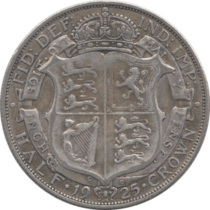 1925 HALFCROWN ( GF ) 11 - Halfcrown - Cambridgeshire Coins