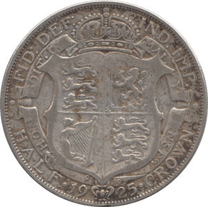 1925 HALFCROWN ( GF ) 3 - Halfcrown - Cambridgeshire Coins