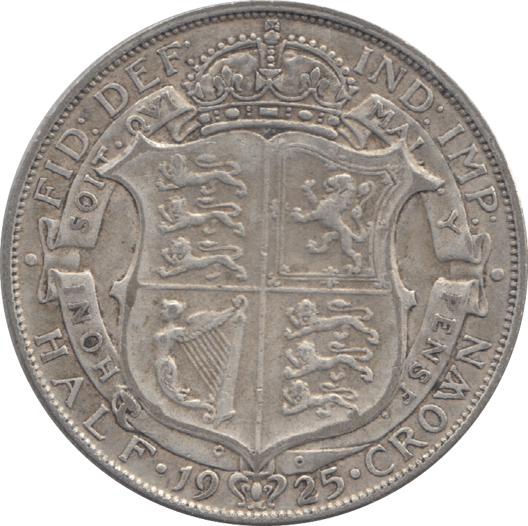 1925 HALFCROWN ( GF ) 8 - Halfcrown - Cambridgeshire Coins