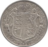 1925 HALFCROWN ( GF ) 8 - Halfcrown - Cambridgeshire Coins