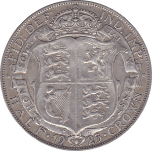 1925 HALFCROWN ( GF ) B - Halfcrown - Cambridgeshire Coins