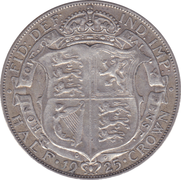 1925 HALFCROWN ( GF ) B - Halfcrown - Cambridgeshire Coins