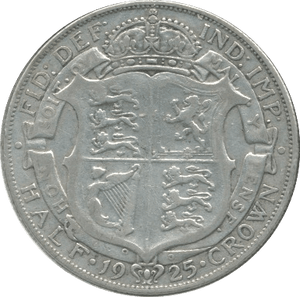 1925 HALFCROWN ( GF ) - Halfcrown - Cambridgeshire Coins