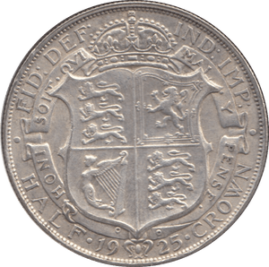 1925 HALFCROWN ( GVF ) 3 - HALFCROWN - Cambridgeshire Coins