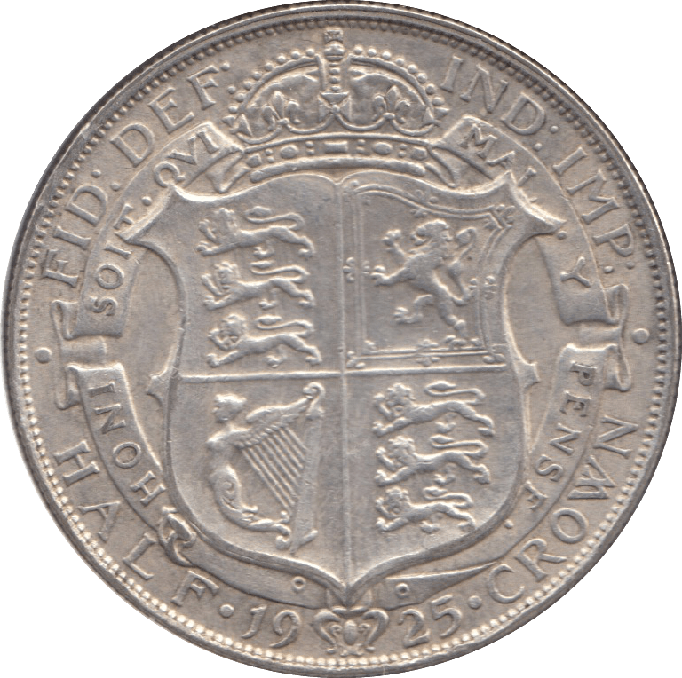 1925 HALFCROWN ( GVF ) 3 - HALFCROWN - Cambridgeshire Coins