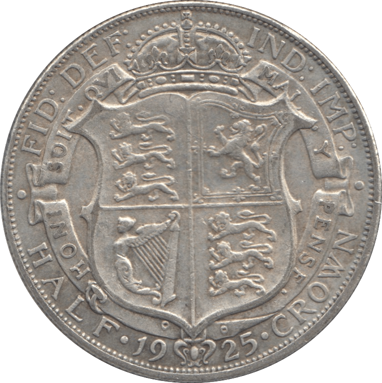 1925 HALFCROWN ( GVF ) - Halfcrown - Cambridgeshire Coins