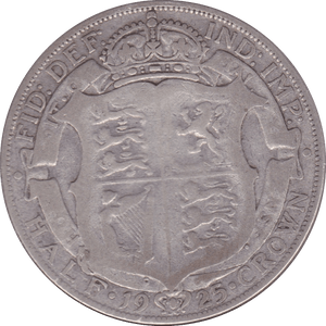 1925 HALFCROWN ( NF ) - Halfcrown - Cambridgeshire Coins