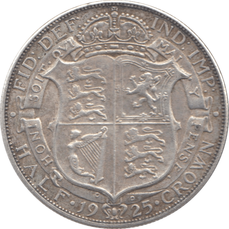 1925 HALFCROWN ( VF ) 7 - Halfcrown - Cambridgeshire Coins