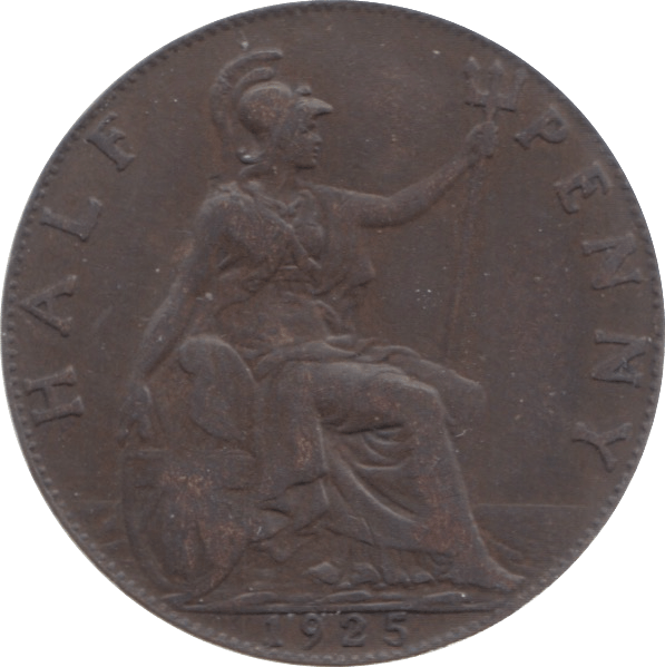 1925 HALFPENNY ( EF ) - Halfpenny - Cambridgeshire Coins