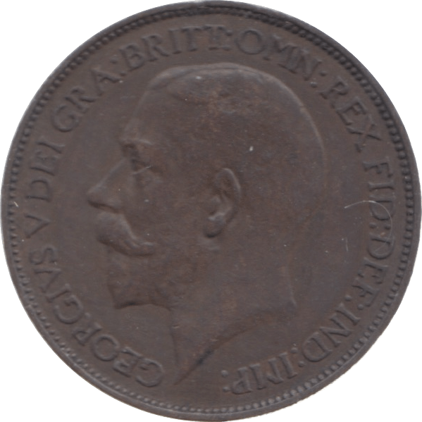 1925 HALFPENNY ( EF ) - Halfpenny - Cambridgeshire Coins