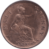 1925 HALFPENNY ( UNC ) - Halfpenny - Cambridgeshire Coins