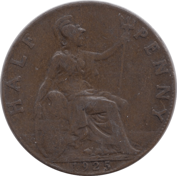 1925 HALFPENNY ( VF ) - HALFPENNY - Cambridgeshire Coins