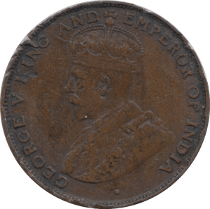 1925 HONG KONG ONE CENT REF 26 - WORLD COINS - Cambridgeshire Coins
