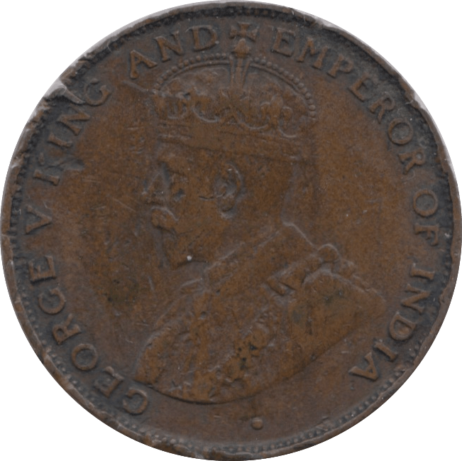 1925 HONG KONG ONE CENT REF 26 - WORLD COINS - Cambridgeshire Coins