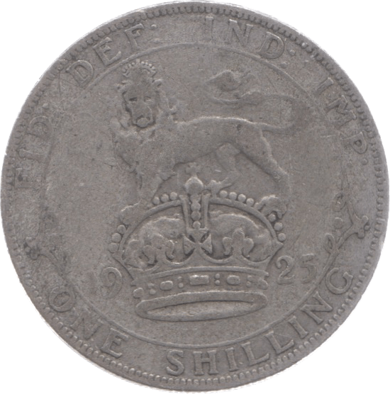 1925 SHILLING ( FAIR ) 11 - Shilling - Cambridgeshire Coins