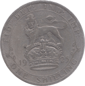 1925 SHILLING ( FAIR ) 9 - Shilling - Cambridgeshire Coins
