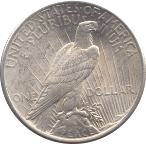 1925 SILVER MORGAN PEACE DOLLAR USA - SILVER WORLD COINS - Cambridgeshire Coins