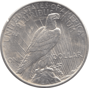 1925 SILVER MORGAN PEACE DOLLAR USA - SILVER WORLD COINS - Cambridgeshire Coins