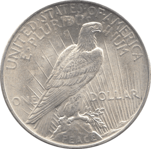 1925 SILVER MORGAN PEACE DOLLAR USA - SILVER WORLD COINS - Cambridgeshire Coins