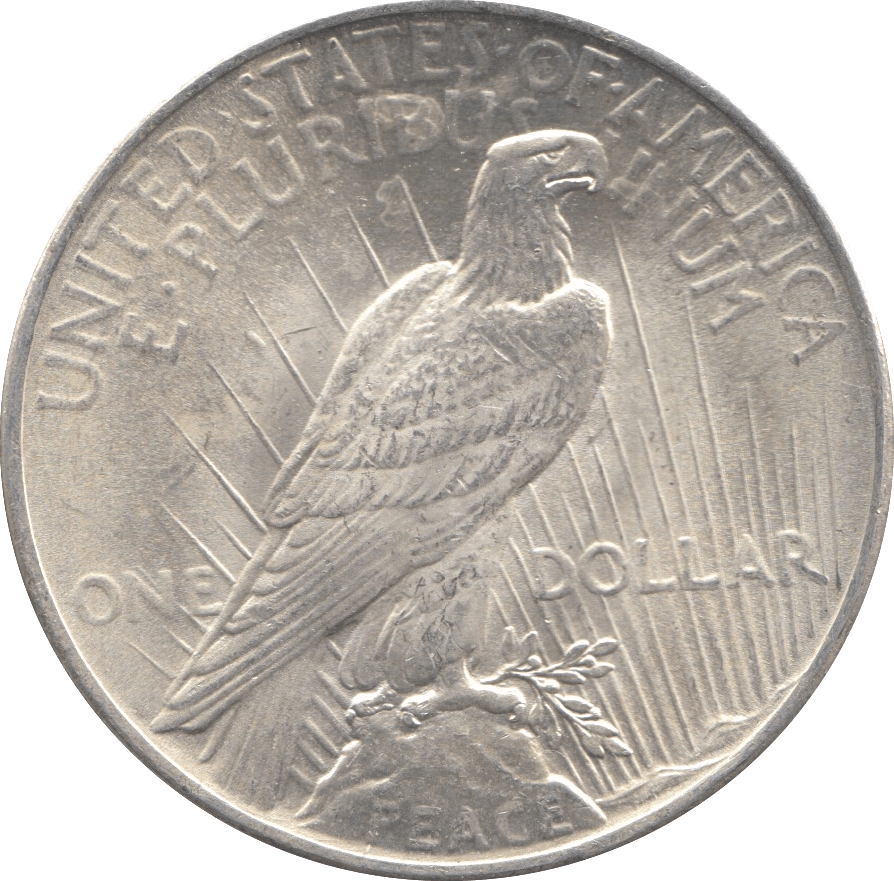 1925 SILVER MORGAN PEACE DOLLAR USA - SILVER WORLD COINS - Cambridgeshire Coins