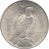1925 SILVER MORGAN PEACE DOLLAR USA - SILVER WORLD COINS - Cambridgeshire Coins