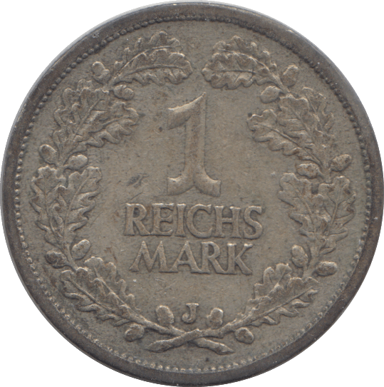 1925 SILVER ONE MARK GERMANY - SILVER WORLD COINS - Cambridgeshire Coins