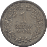 1925 SILVER ONE MARK GERMANY - SILVER WORLD COINS - Cambridgeshire Coins