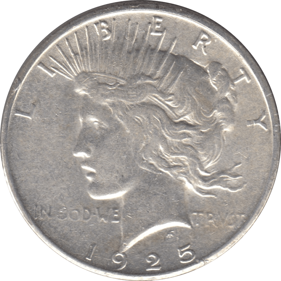 1925 SILVER PEACE DOLLAR USA 6 - WORLD SILVER COINS - Cambridgeshire Coins
