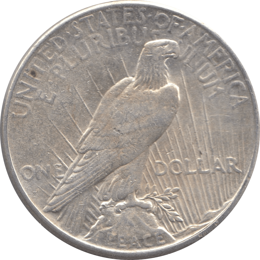 1925 SILVER PEACE DOLLAR USA 6 - WORLD SILVER COINS - Cambridgeshire Coins