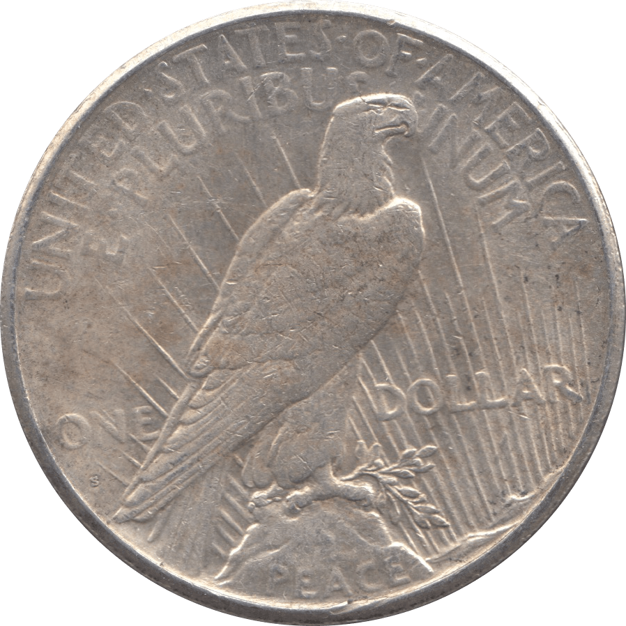 1925 SILVER PEACE DOLLAR USA 8 - WORLD SILVER COINS - Cambridgeshire Coins