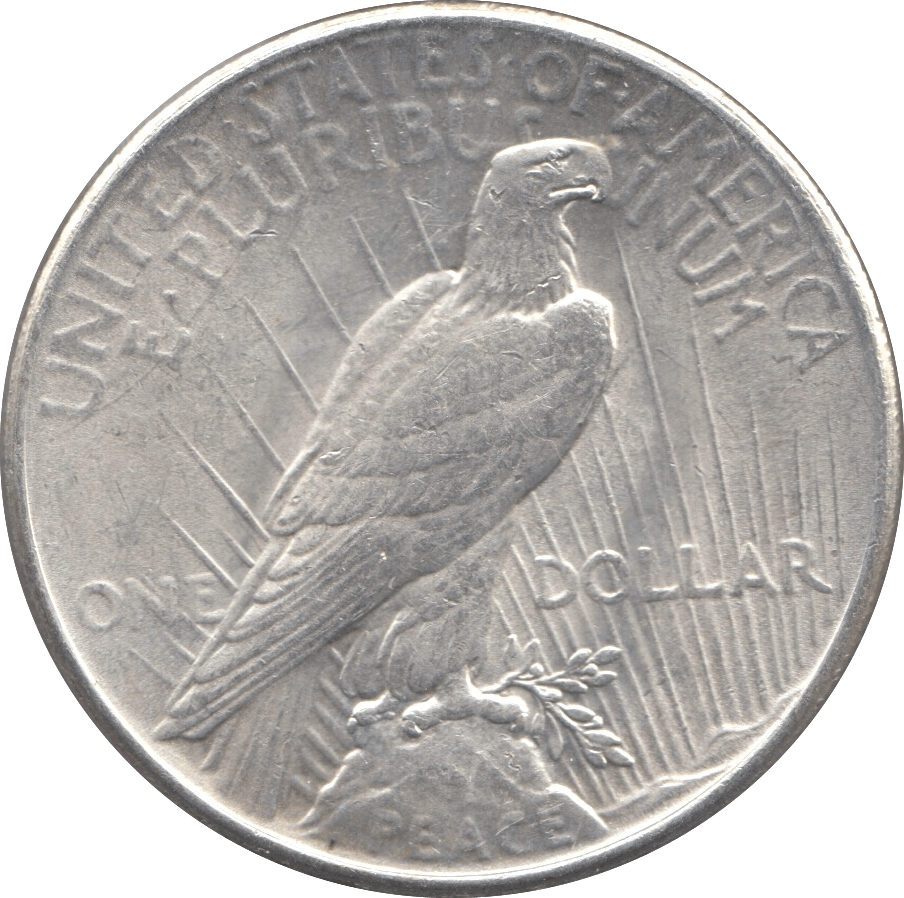 1925 SILVER PEACE DOLLAR USA - SILVER WORLD COINS - Cambridgeshire Coins