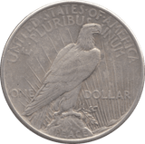 1925 SILVER PEACE DOLLAR USA - SILVER WORLD COINS - Cambridgeshire Coins