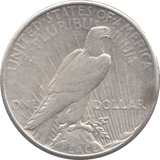 1925 SILVER PEACE DOLLAR USA - SILVER WORLD COINS - Cambridgeshire Coins