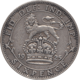 1925 SIXPENCE ( FINE ) 5 - Sixpence - Cambridgeshire Coins