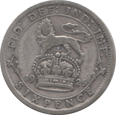 1925 SIXPENCE ( FINE ) 5 - Sixpence - Cambridgeshire Coins