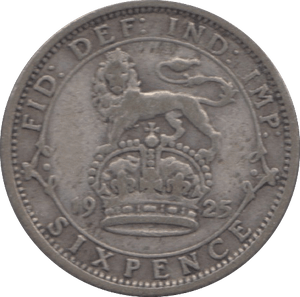 1925 SIXPENCE ( FINE ) 9 - SIXPENCE - Cambridgeshire Coins