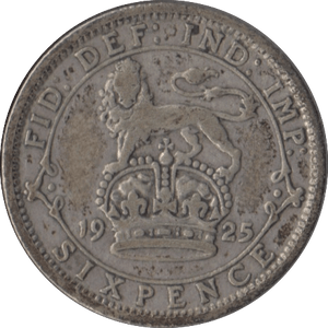 1925 SIXPENCE ( FINE ) - Sixpence - Cambridgeshire Coins