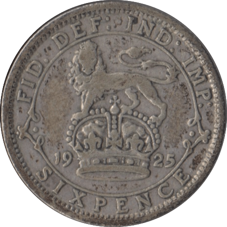 1925 SIXPENCE ( FINE ) - Sixpence - Cambridgeshire Coins
