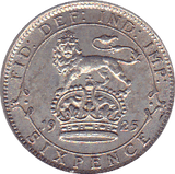 1925 SIXPENCE ( GEF ) - Sixpence - Cambridgeshire Coins