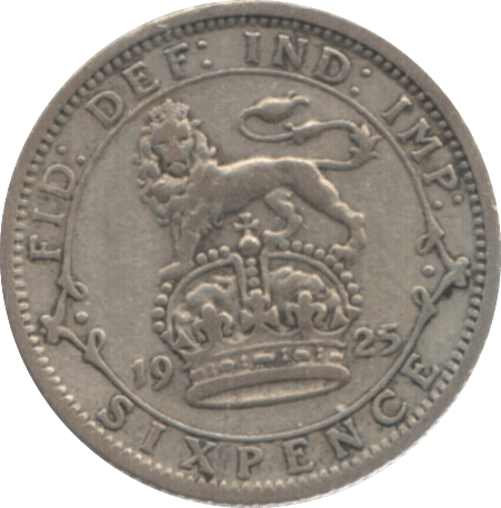 1925 SIXPENCE ( GF ) 1 - Sixpence - Cambridgeshire Coins