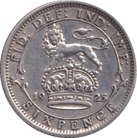 1925 SIXPENCE ( GVF ) - Sixpence - Cambridgeshire Coins