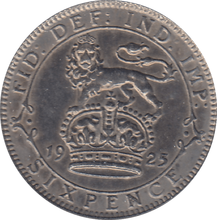 1925 SIXPENCE ( UNC ) - Sixpence - Cambridgeshire Coins