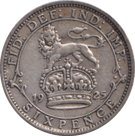 1925 SIXPENCE ( VF ) - Sixpence - Cambridgeshire Coins
